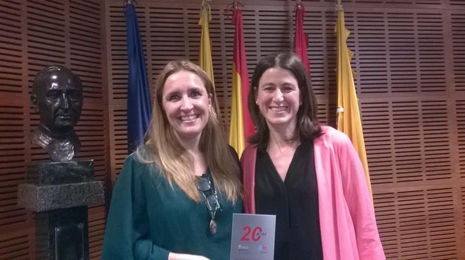 La Decana  Colegio Trabajo Social Madrid Mar Ureña y Directora Agencia Madrileña Tutela Adultos CM. Carolina García Durrif